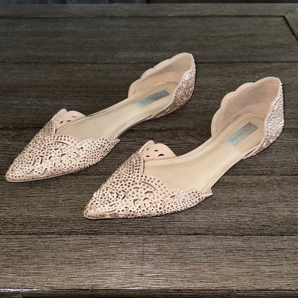 Betsey Johnson Blue Lucy embellished flats - Picture 2 of 10